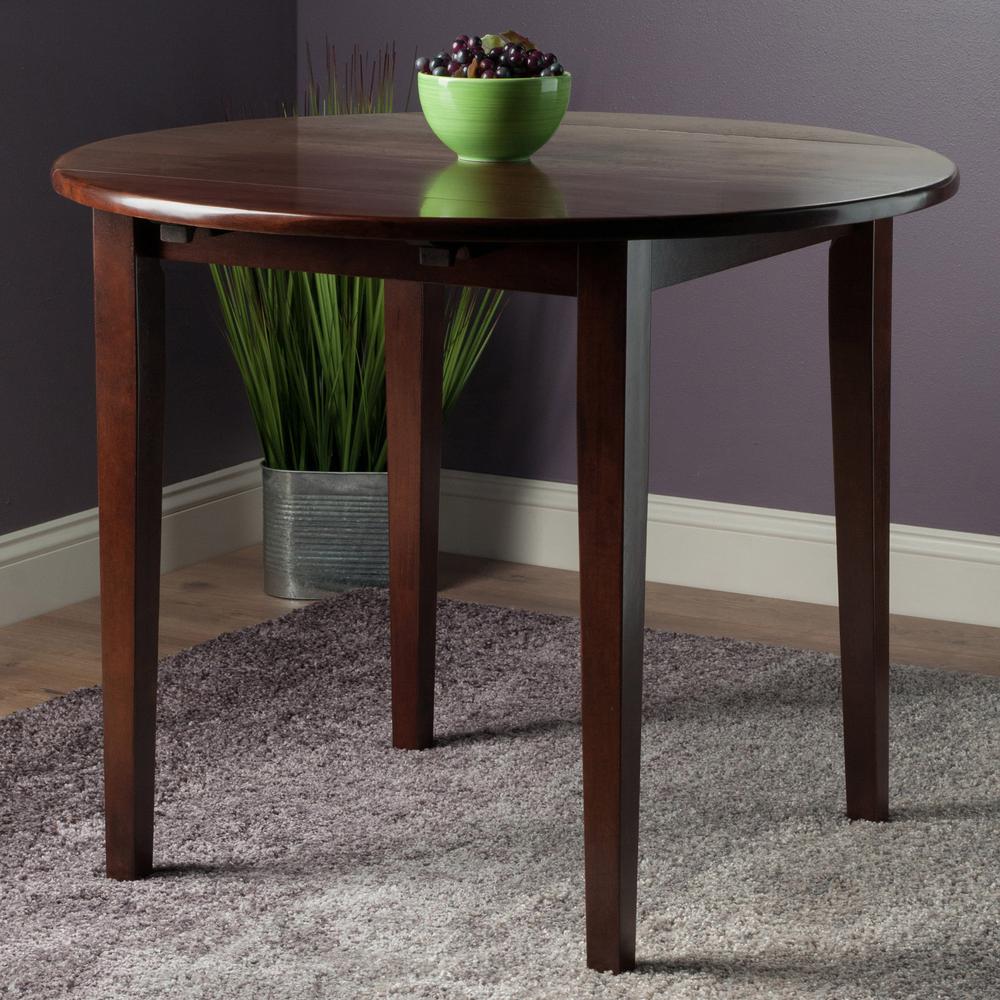 Clayton 36" Round Drop Leaf Table. Picture 7