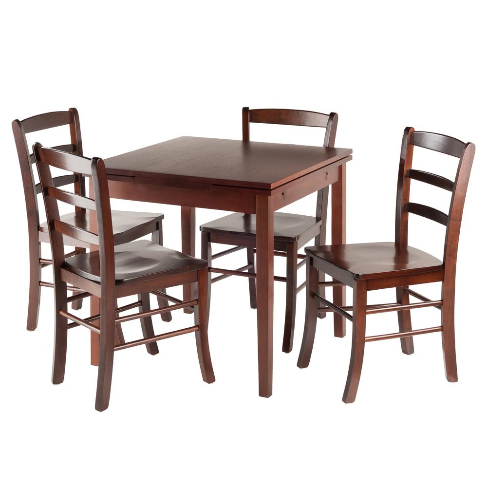 Pulman 5-PC Set Extension Table with Ladder Back Chairs. Picture 1
