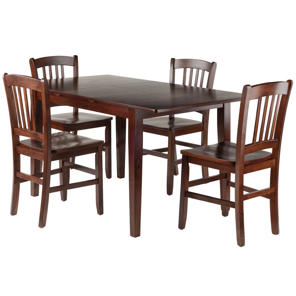 Anna 5-PC Dining Table Set w/ Slat Back Chairs. Picture 1
