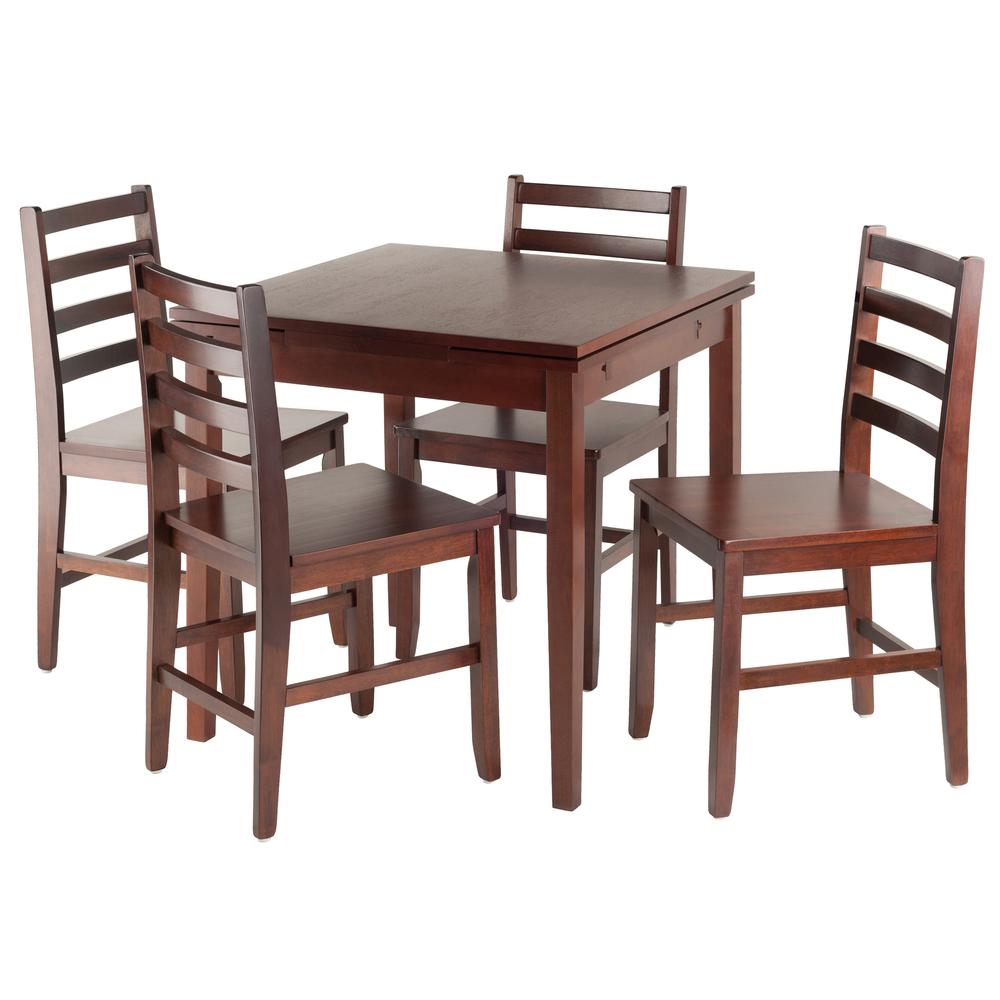 Pulman 5-PC Set Extension Table with Ladder Back Chairs. Picture 1