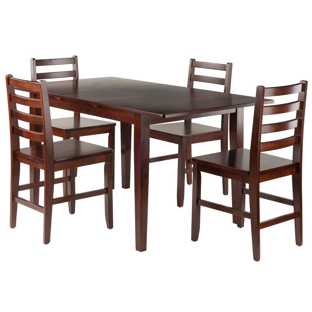 Anna 5-PC Dining Table Set w/ Ladder Back Chairs. The main picture.