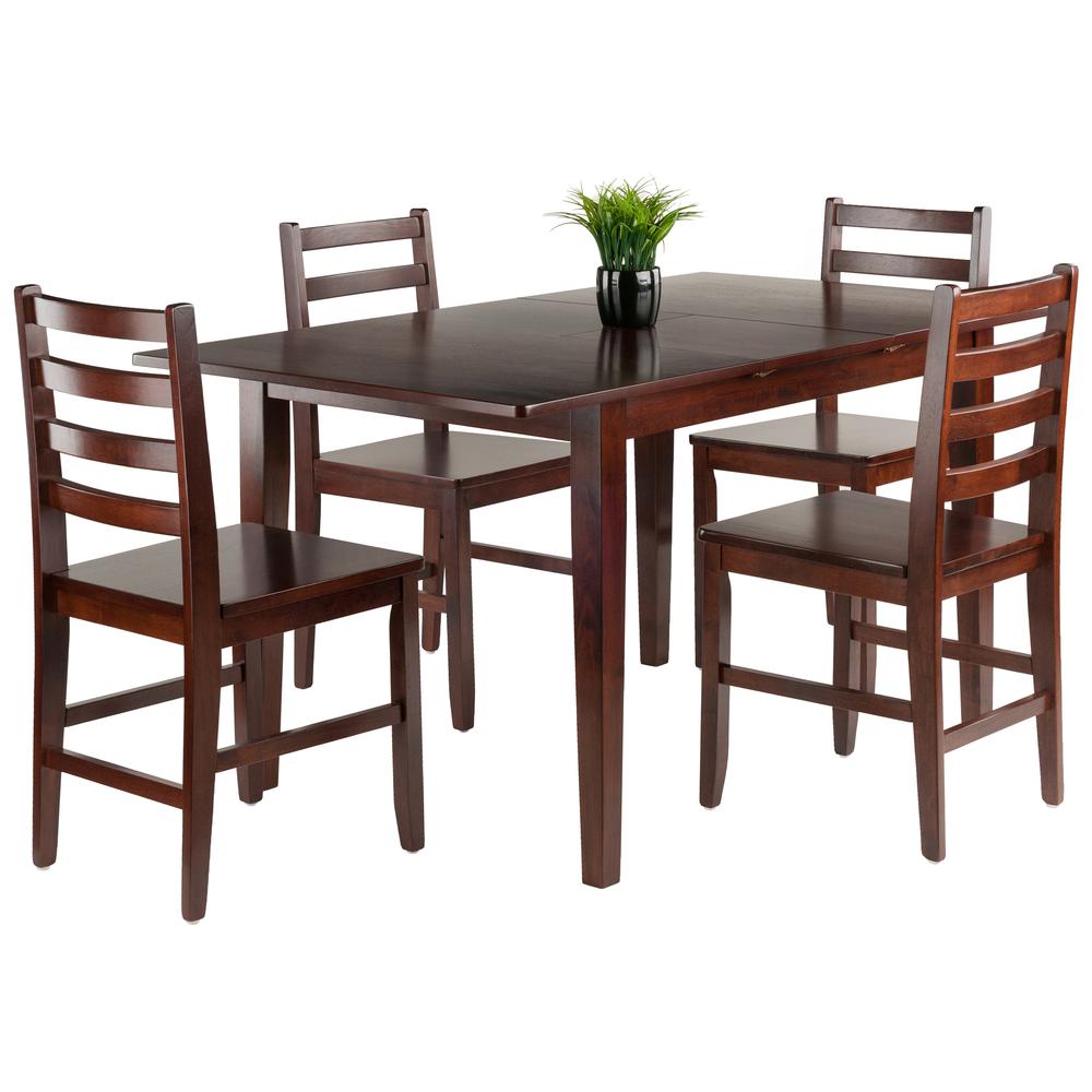 Anna 5-PC Dining Table Set w/ Ladder Back Chairs. Picture 2