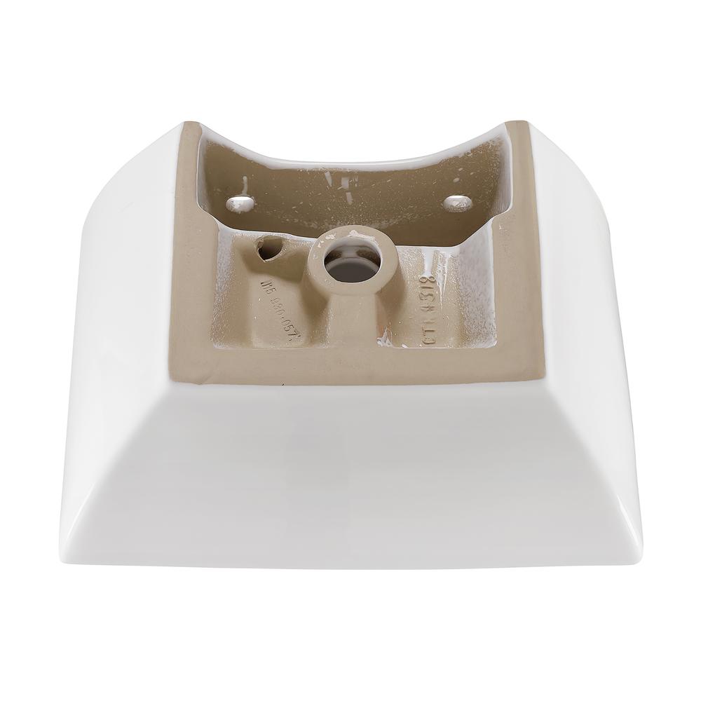 Sublime Compact Ceramic Wall Hung Sink. Picture 5