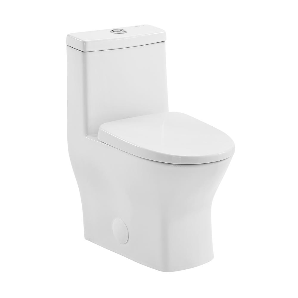 Sublime II One-Piece Round Toilet, 10" Rough-In 1.1/1.6 gpf. Picture 1
