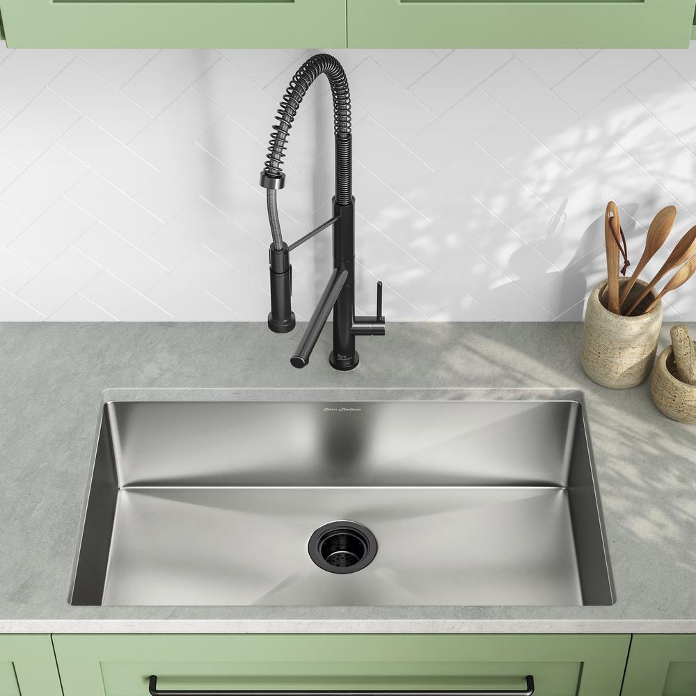 Rivage 32 x 19 Stainless Steel, Single Basin, Undermount Kitchen Sink. Picture 16