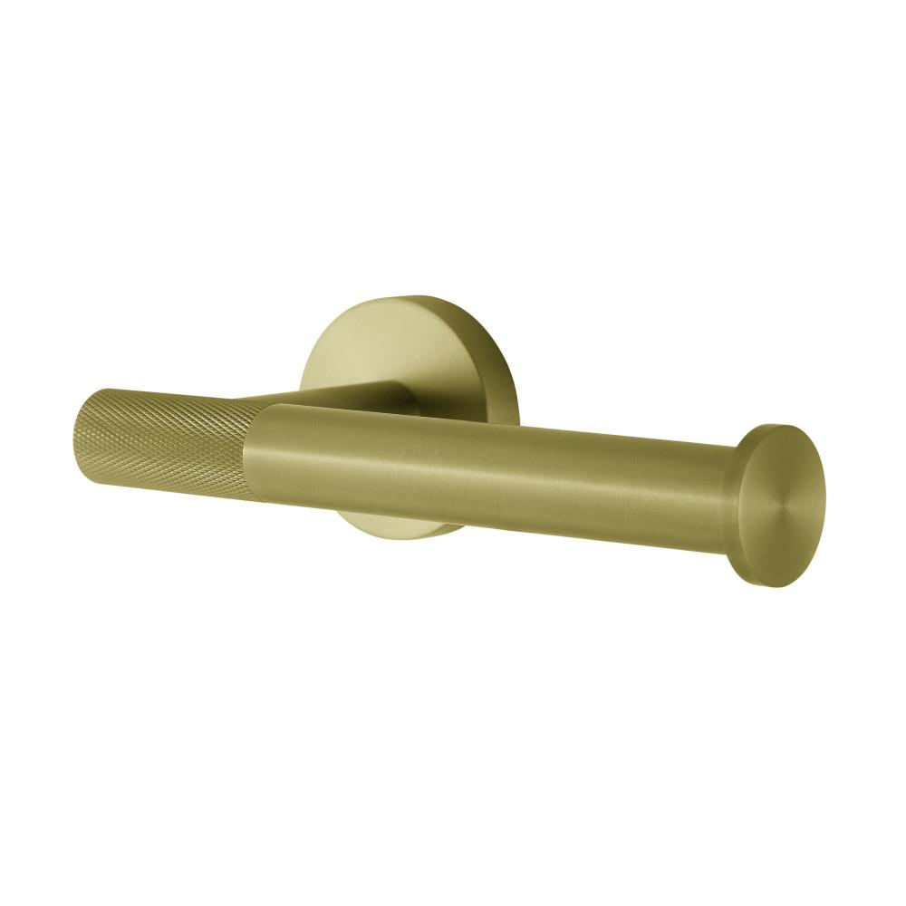 Avallon Toilet Paper Holder in Brushed Gold. Picture 4