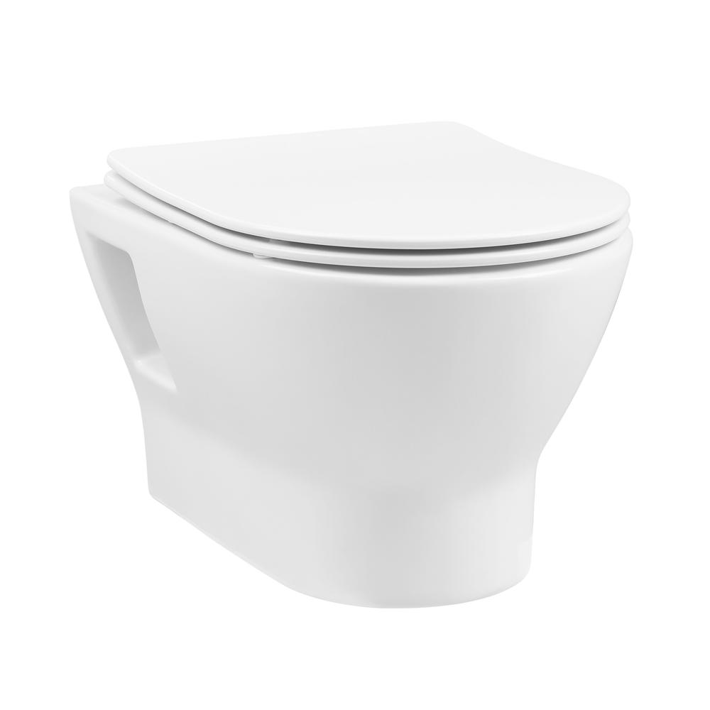 Ivy II Wall-Hung Elongated Toilet Bowl. Picture 1