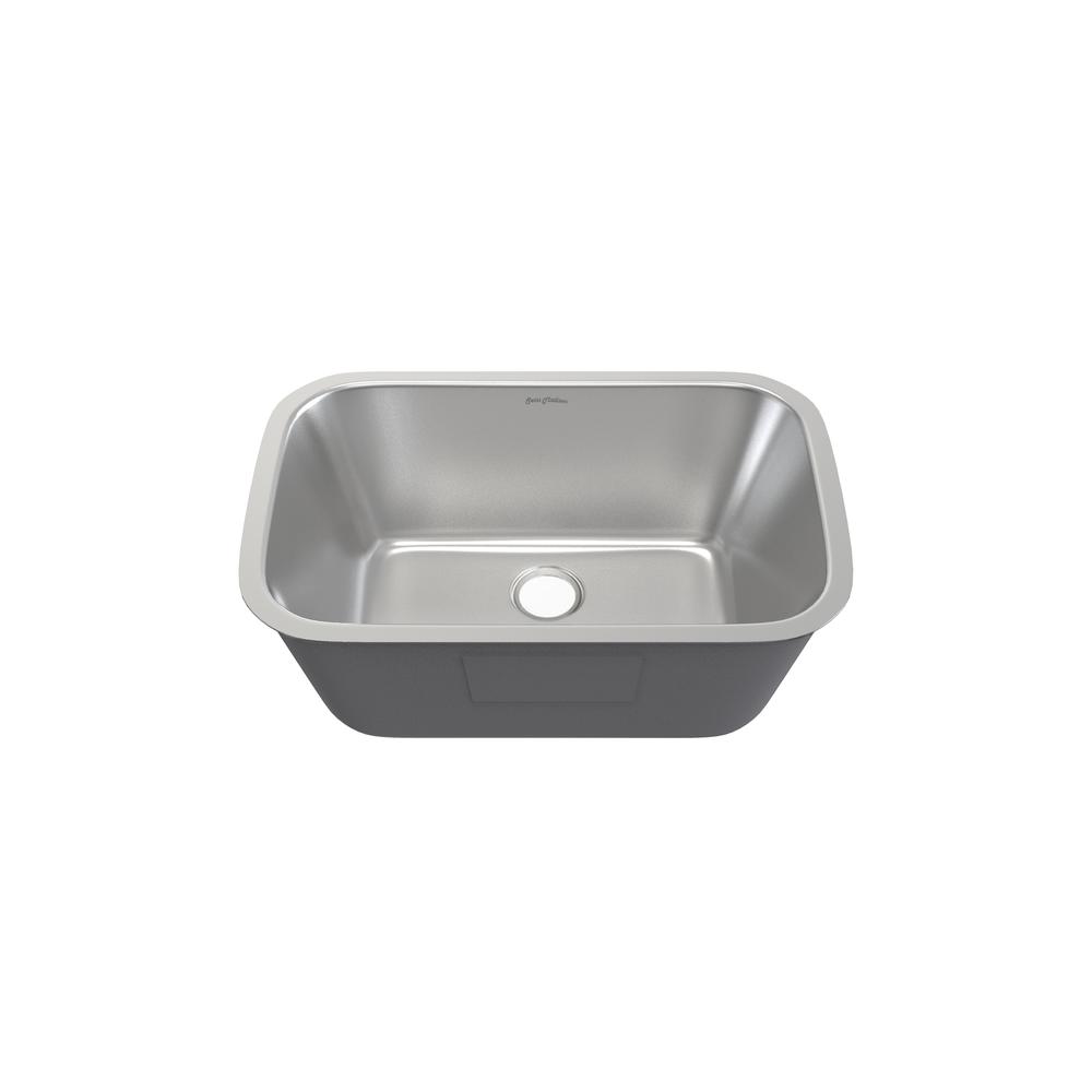 Toulouse 27 x 18 Stainless Steel, Single Basin, Undermount Kitchen Sink. Picture 1