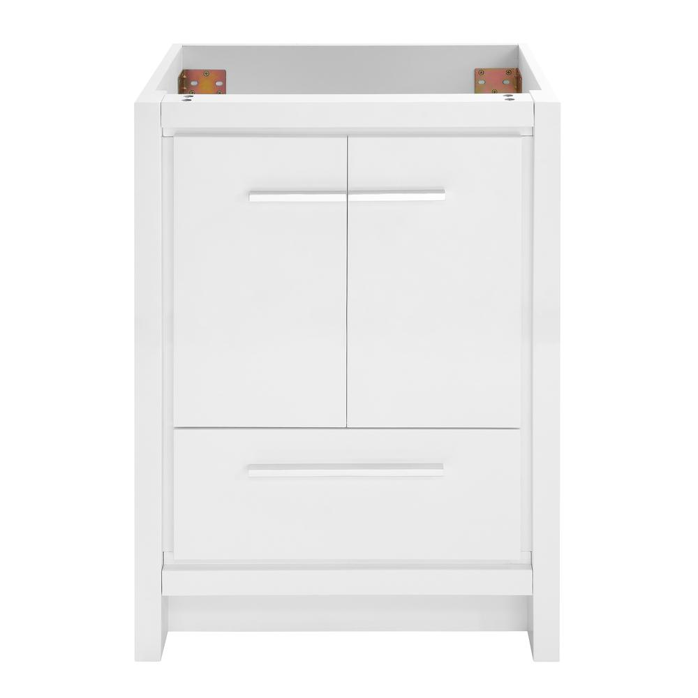 Virage 24 Freestanding, Bathroom Vanity in Glossy White Cabinet Only (SM-BV730W). Picture 1