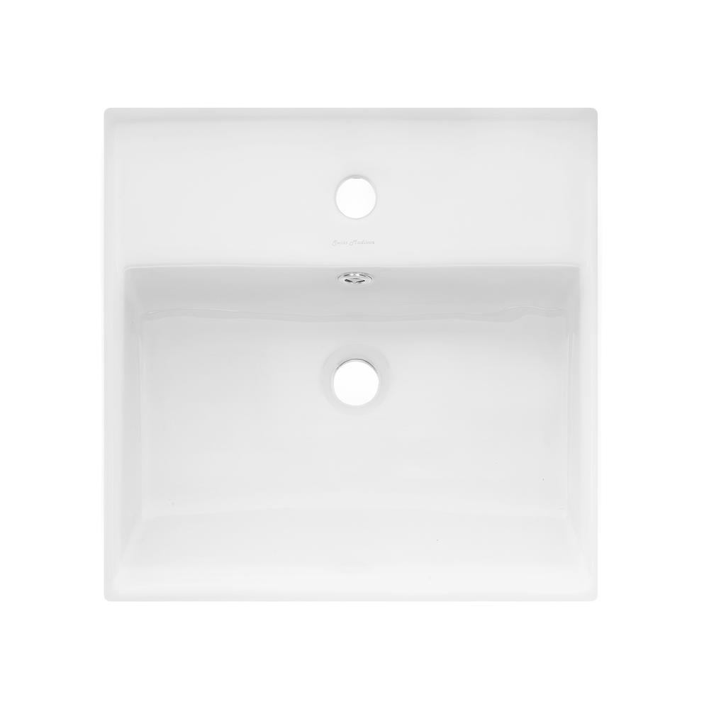 Claire Compact Ceramic Wall hung Sink. Picture 4
