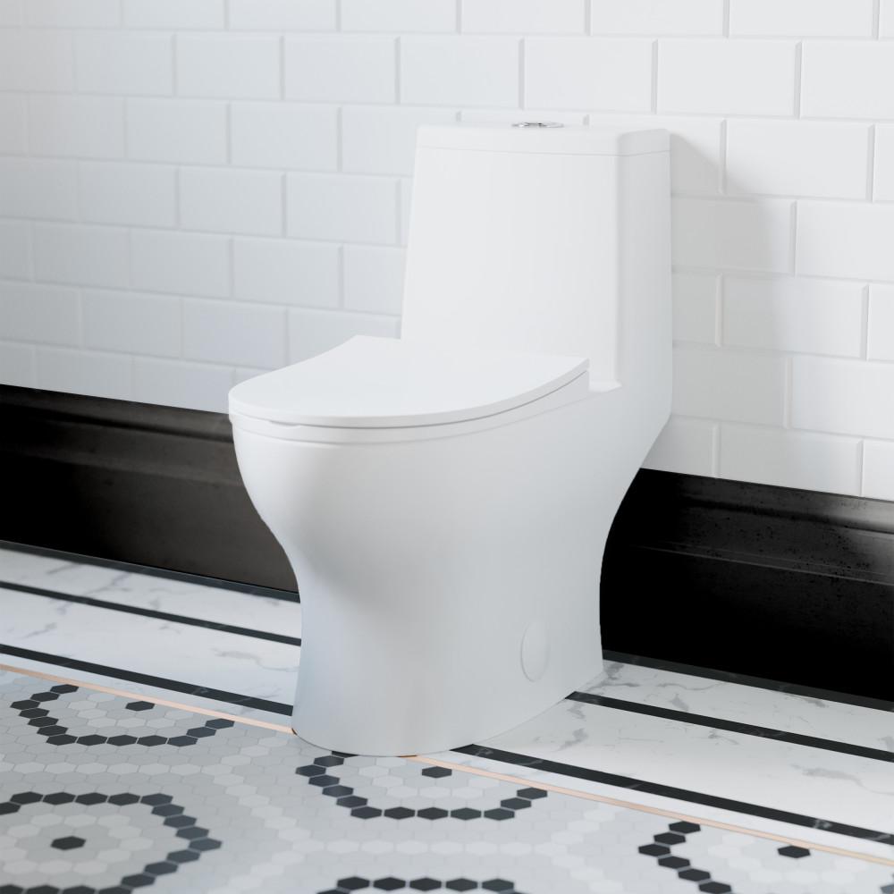 Ivy One-Piece Toilet, 10" Rough-in 1.1/1.6 gpf. Picture 2