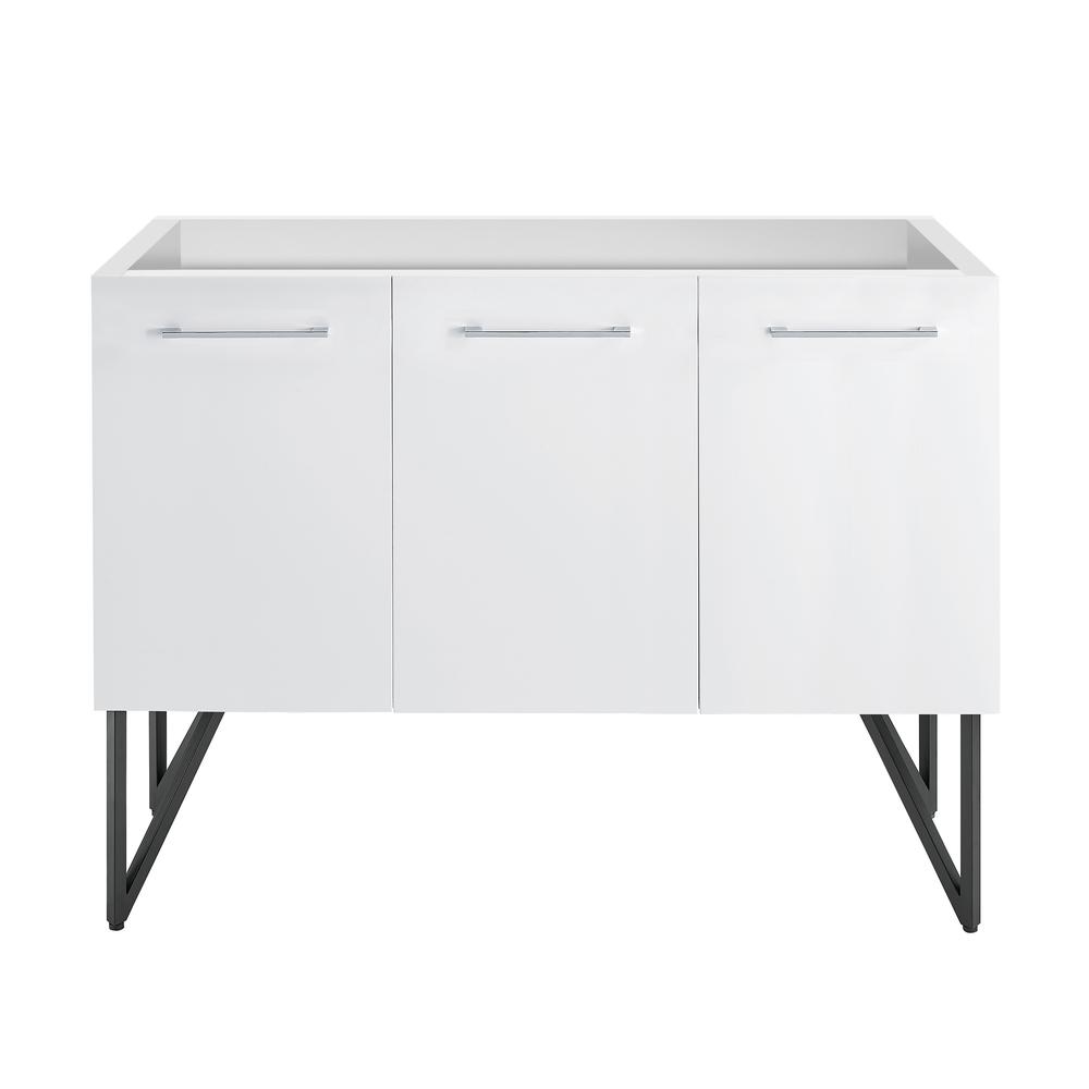 Annecy 48 Glossy White Bathroom Vanity Cabinet Only (SM-BV214). Picture 1