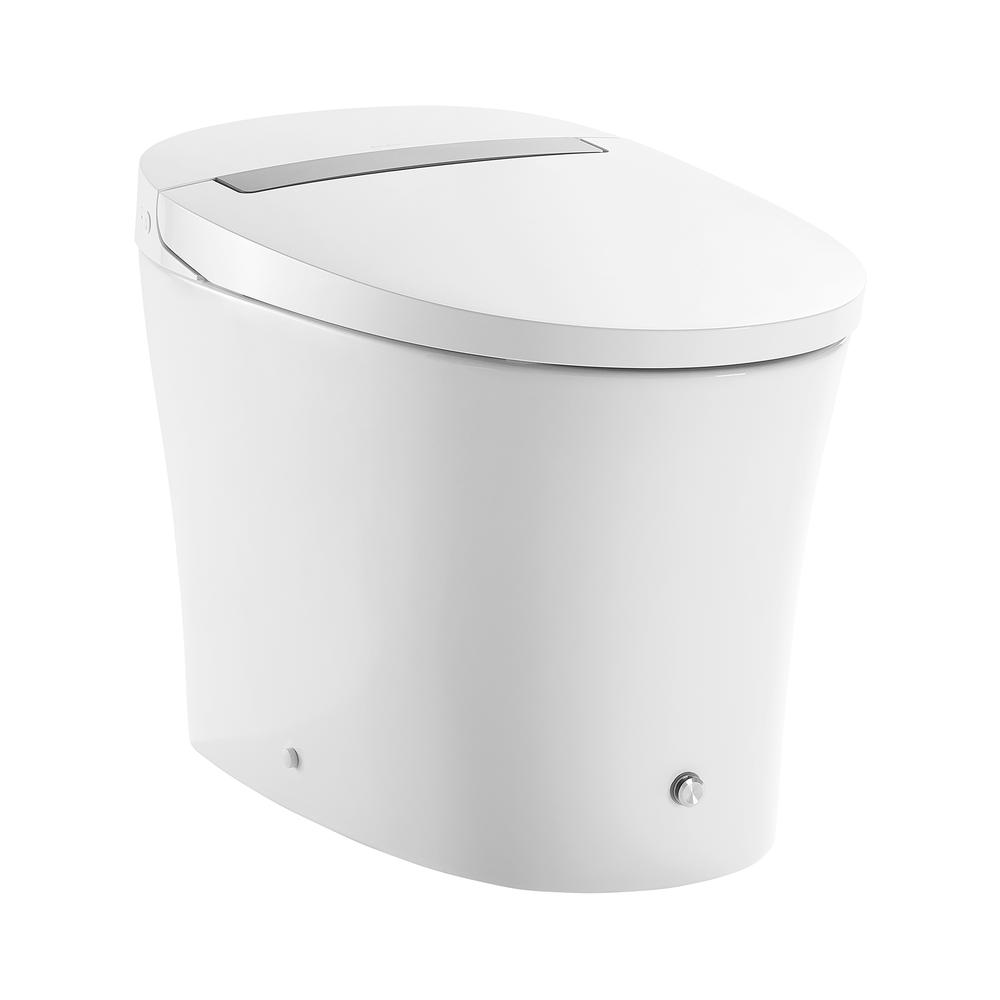 Hugo Smart Tankless Elongated Toilet, Touchless Vortex™ Dual-Flush 1.1/1.6 gpf. Picture 1