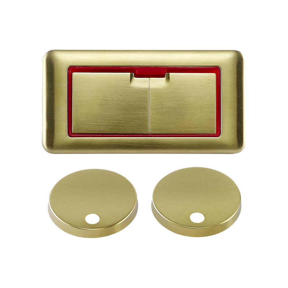 Toilet Hardware Brushed Gold (SM-1T106). Picture 1