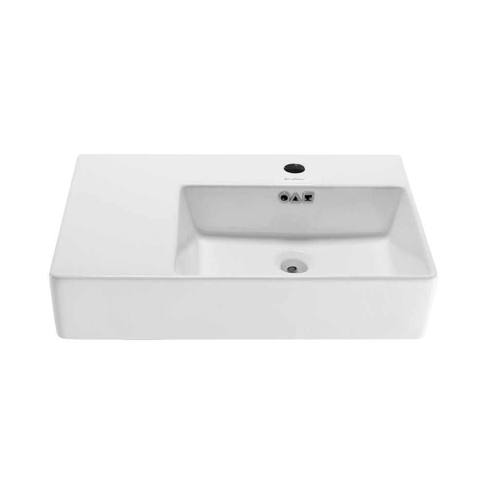 St. Tropez 24 x 18 Ceramic Wall Hung Sink with Right Side Faucet Mount. Picture 1
