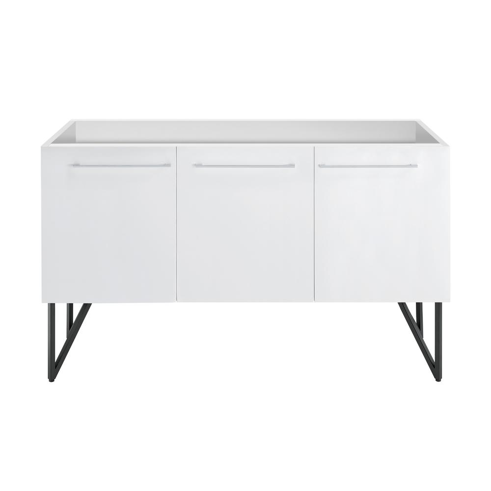 Annecy 60 Glossy White Bathroom Vanity Cabinet Only (SM-BV216). Picture 1
