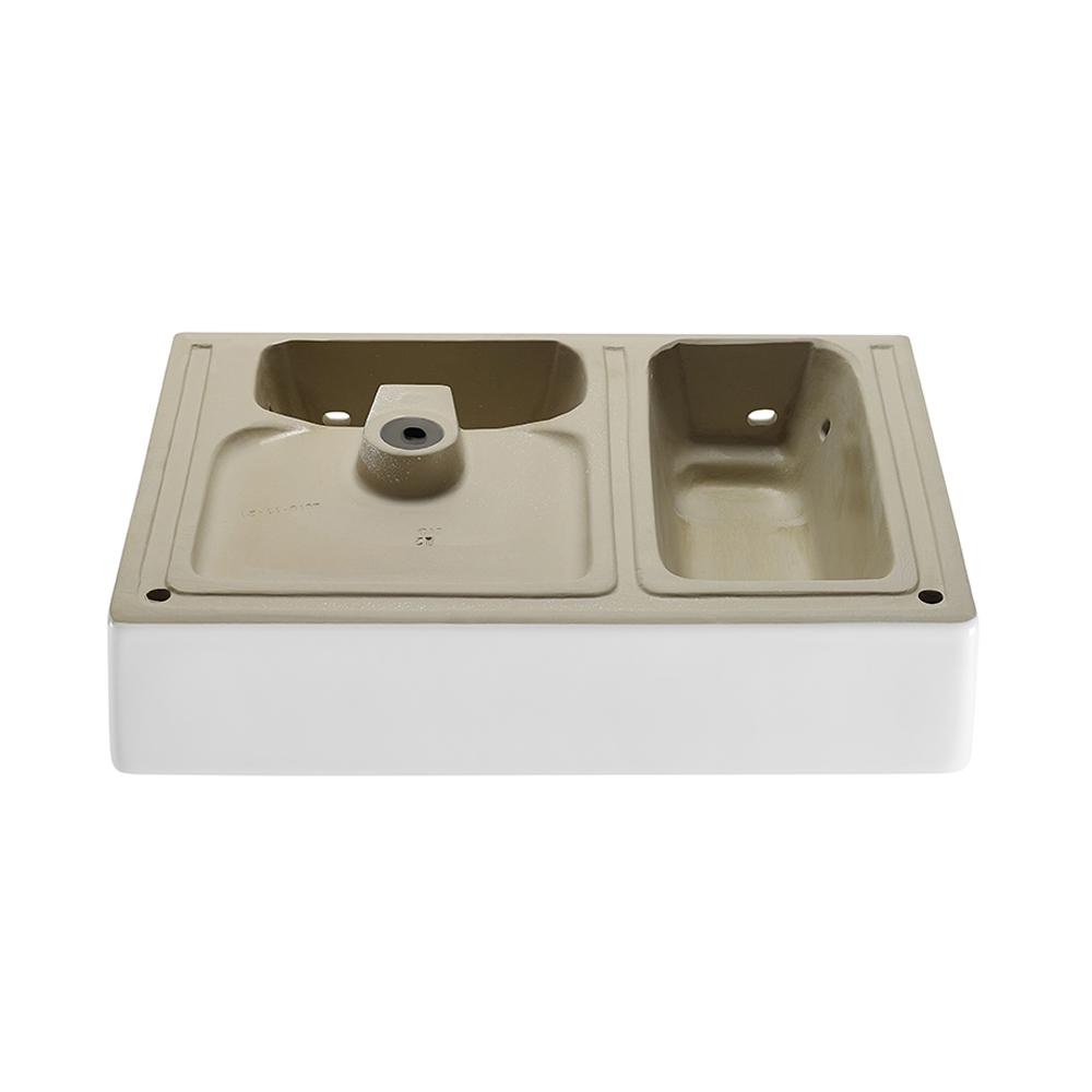 St. Tropez 24 x 18 Ceramic Wall Hung Sink with Right Side Faucet Mount. Picture 6