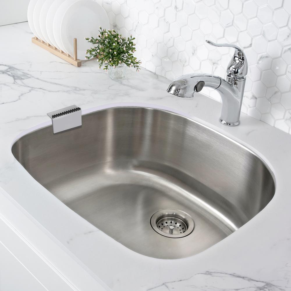 Toulouse 23 5/8 x 21 Stainless Steel, Single Basin, Undermount Kitchen Sink. Picture 16