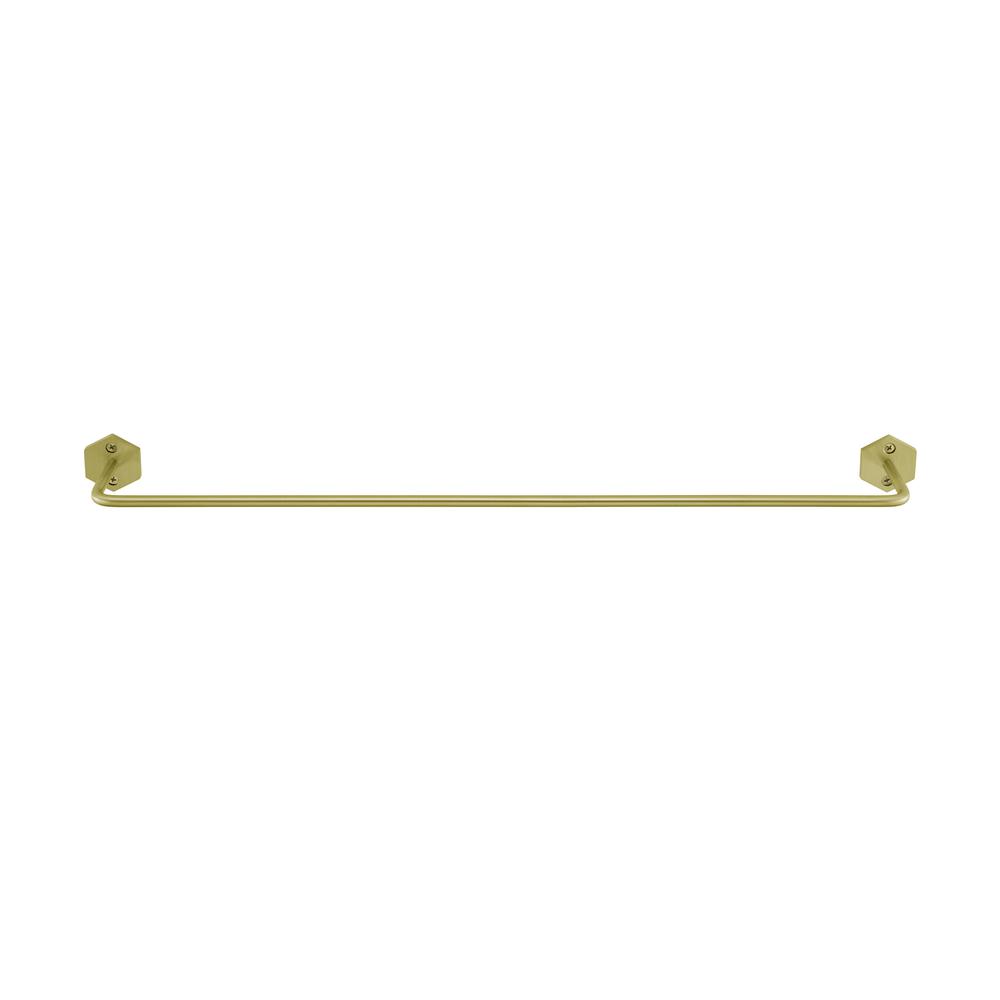 Brusque 21" Towel Bar in Brushed Gold. Picture 1