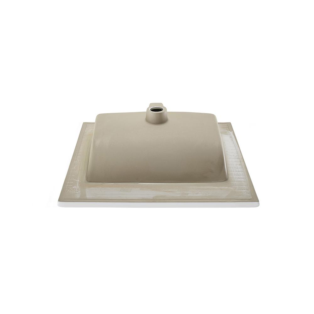 Ceramic Vanity Top 24 with Three Faucet Holes. Picture 6
