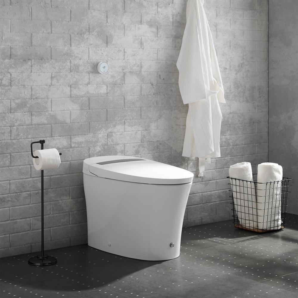 Hugo Smart Tankless Elongated Toilet, Touchless Vortex™ Dual-Flush 1.1/1.6 gpf. Picture 2