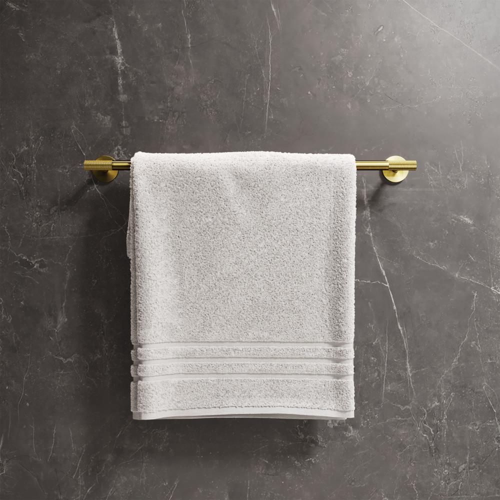 Avallon 24" Towel Bar in Brushed Gold. Picture 2
