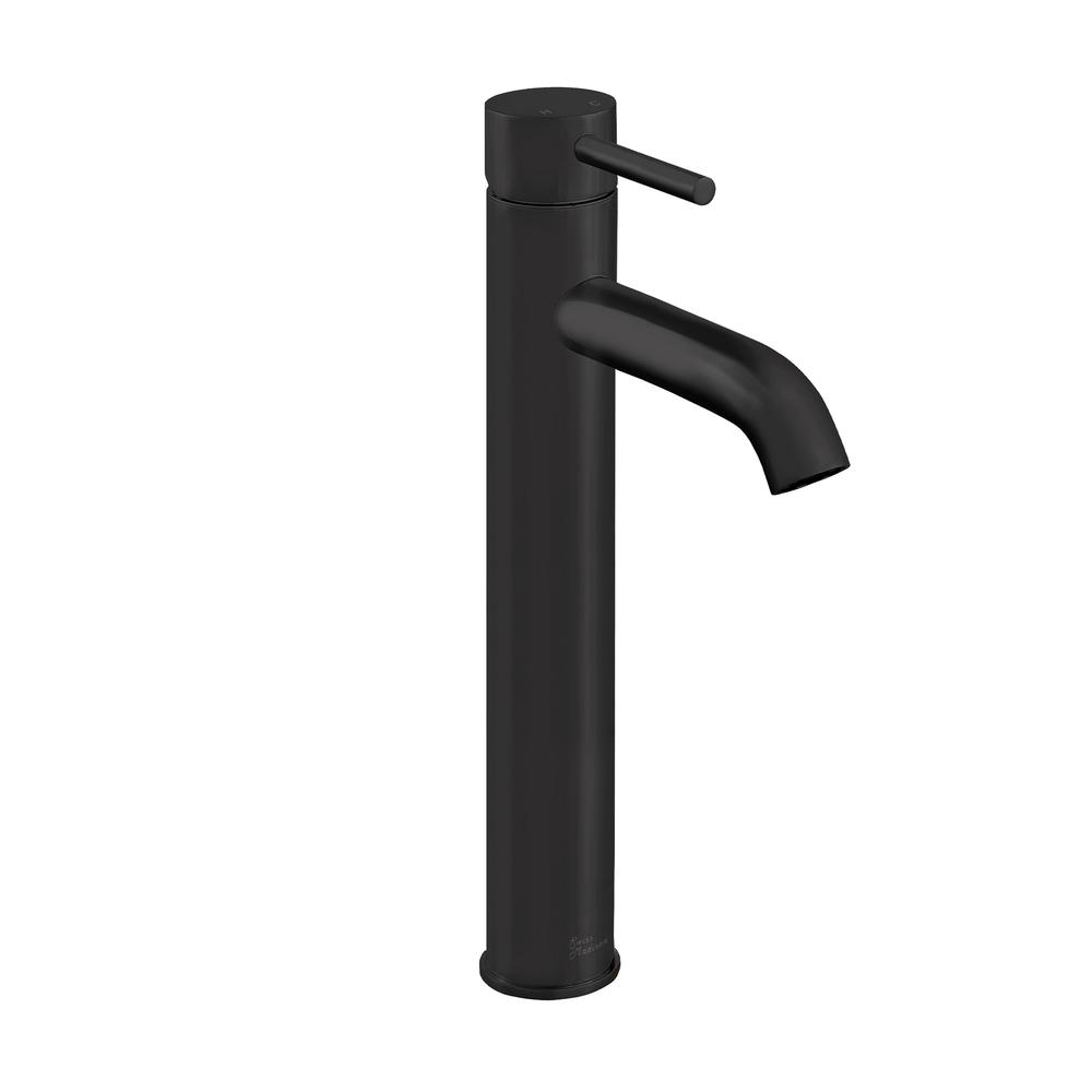 Ivy Single Hole, Single-Handle, High Arc Bathroom Faucet in Matte Black. Picture 5