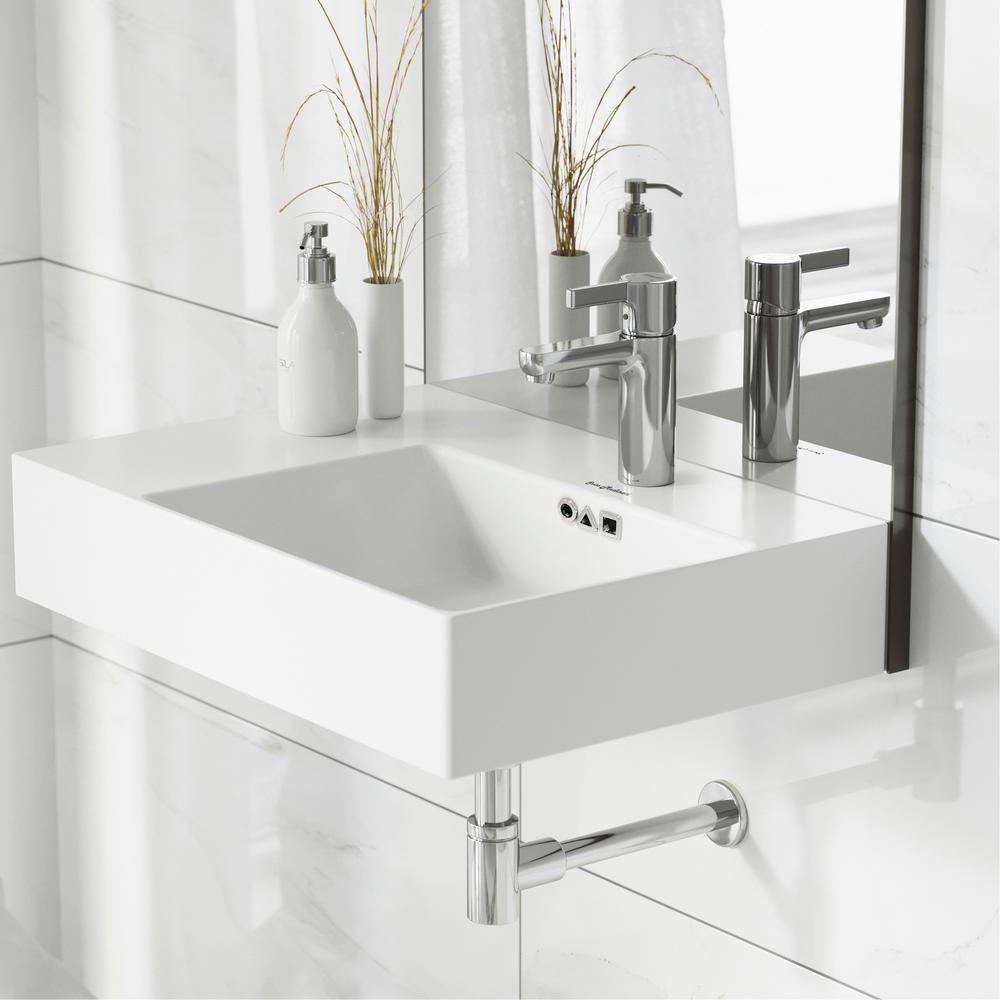 St. Tropez 24 x 18 Ceramic Wall Hung Sink with Right Side Faucet Mount. Picture 18
