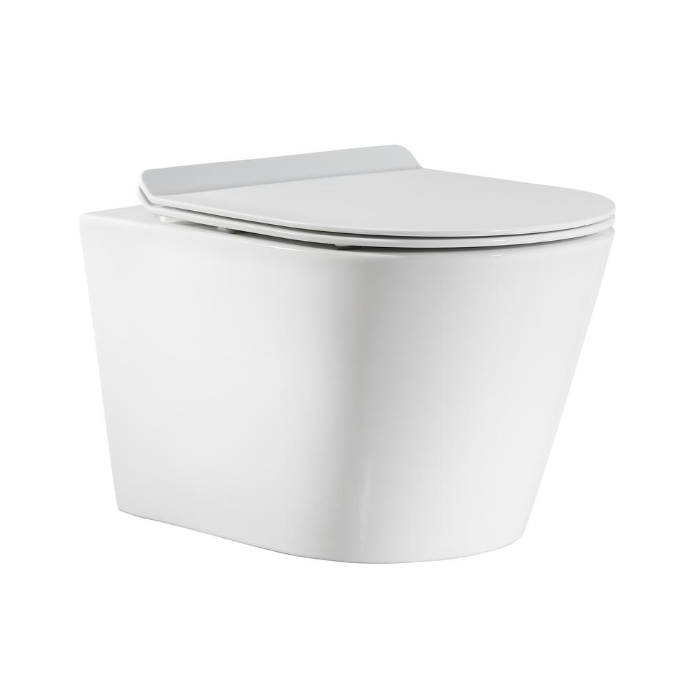 Calice Wall-Hung Round Toilet Bowl. Picture 1