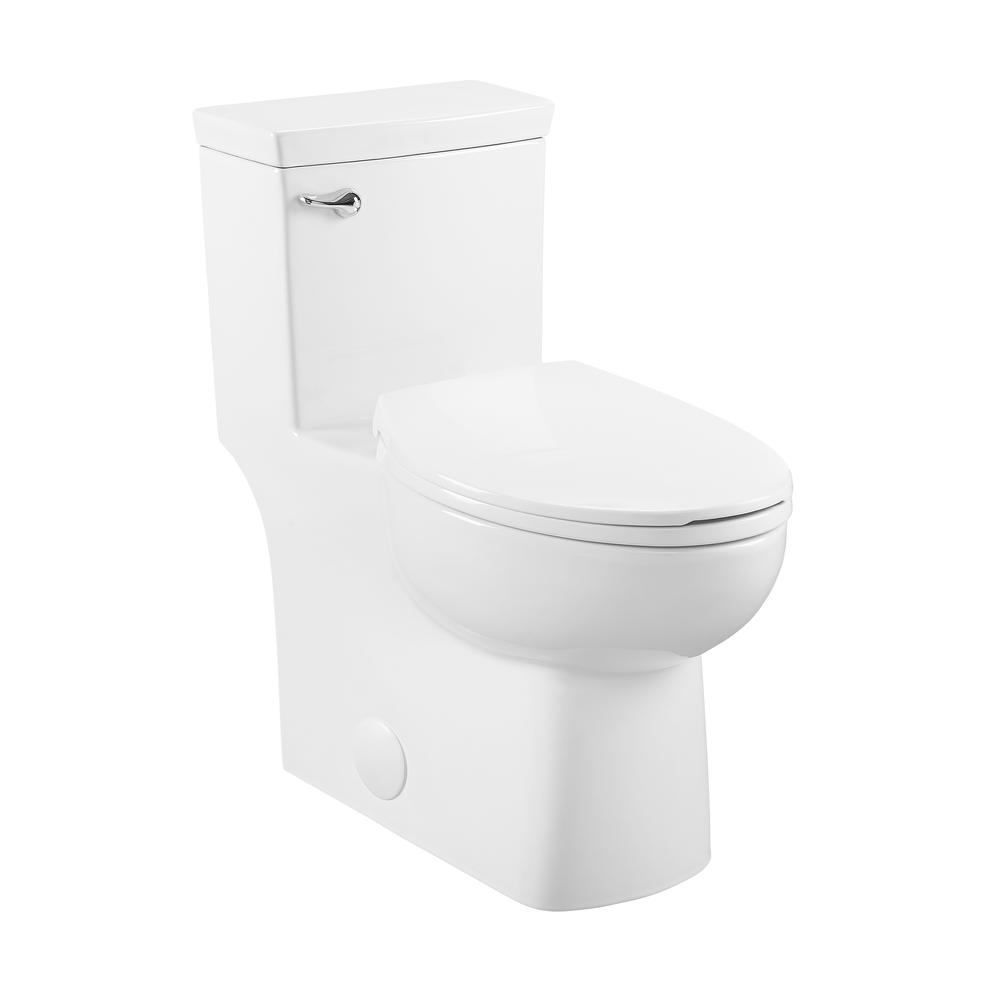 Classe One-Piece Toilet with Front Flush Handle 1.28 gpf. Picture 1