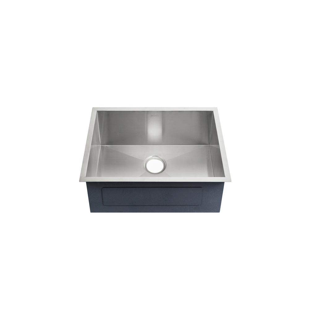 Tourner 21 x 18 Stainless Steel, Single Basin, Undermount Kitchen Sink. Picture 1