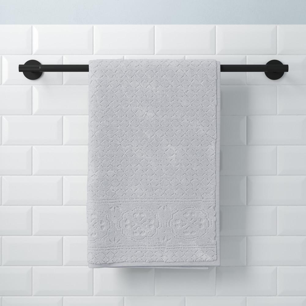 Avallon 24" Towel Bar in Matte Black. Picture 2