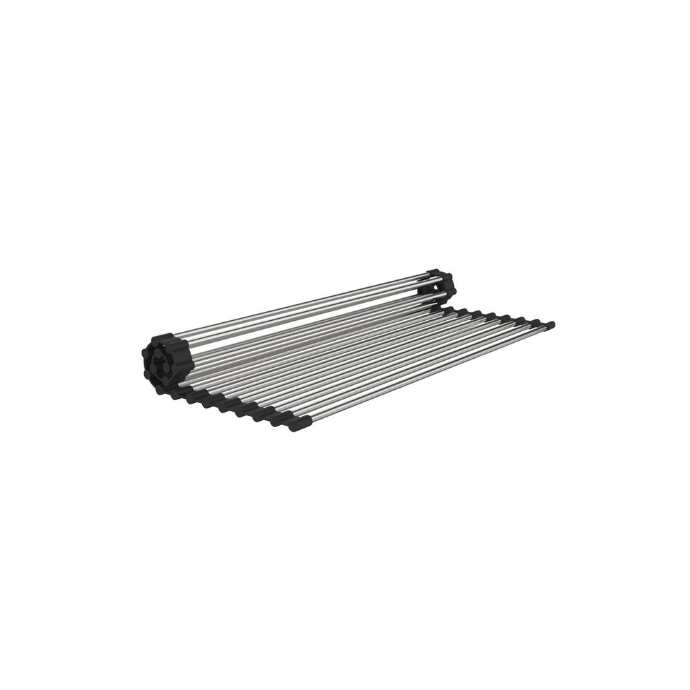 12 x 17 Stainless Steel Roll Up Sink Grid. Picture 1