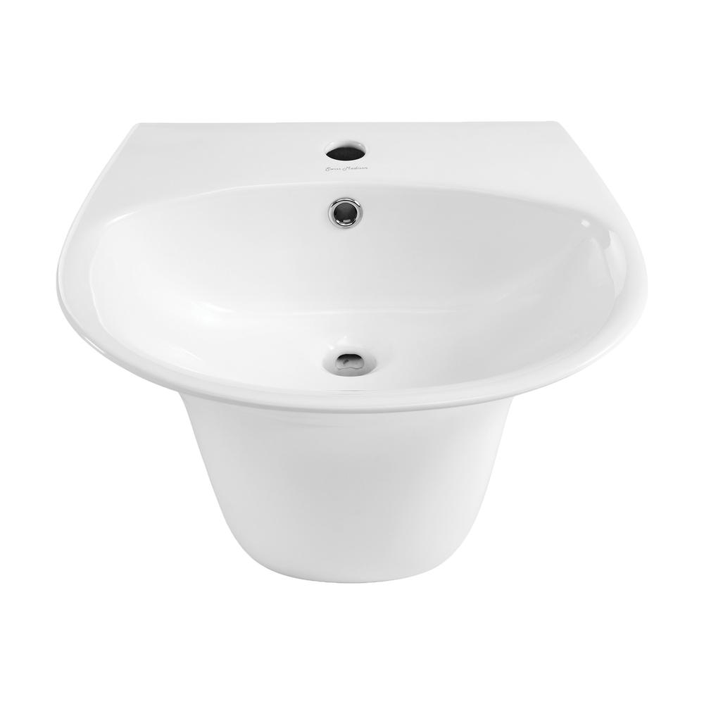 Ivy 19" ﻿Wall-Mount Bathroom Sink. Picture 1