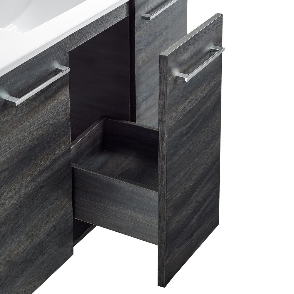 Annecy 36" Bathroom Vanity in Black Walnut - Cabinet Only. Picture 7