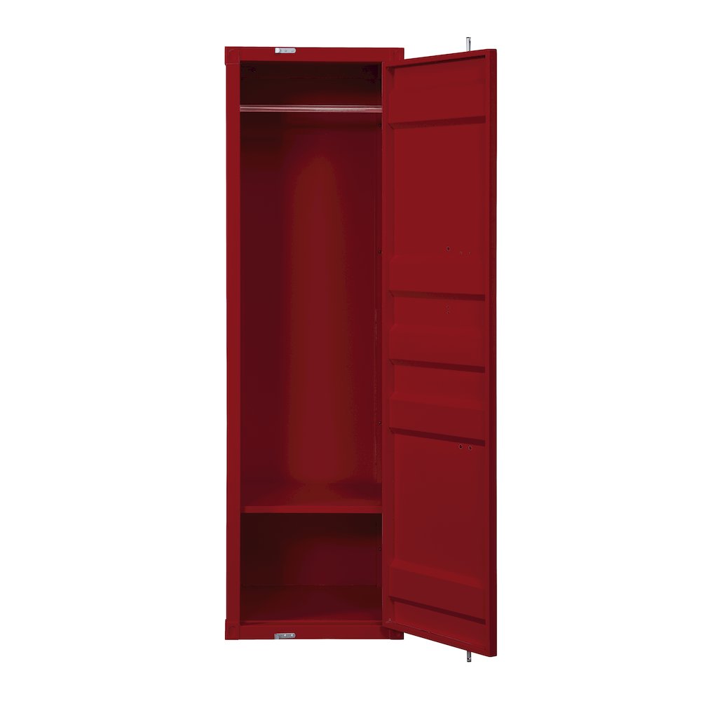 Cargo Wardrobe (Single Door), Red. Picture 3