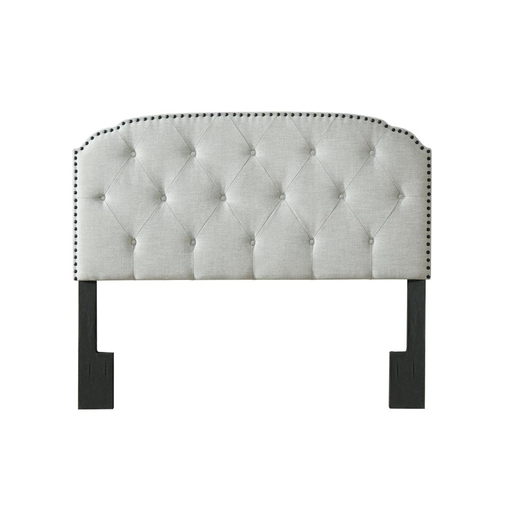 Olivia Upholstered Twin Headboard. Picture 3