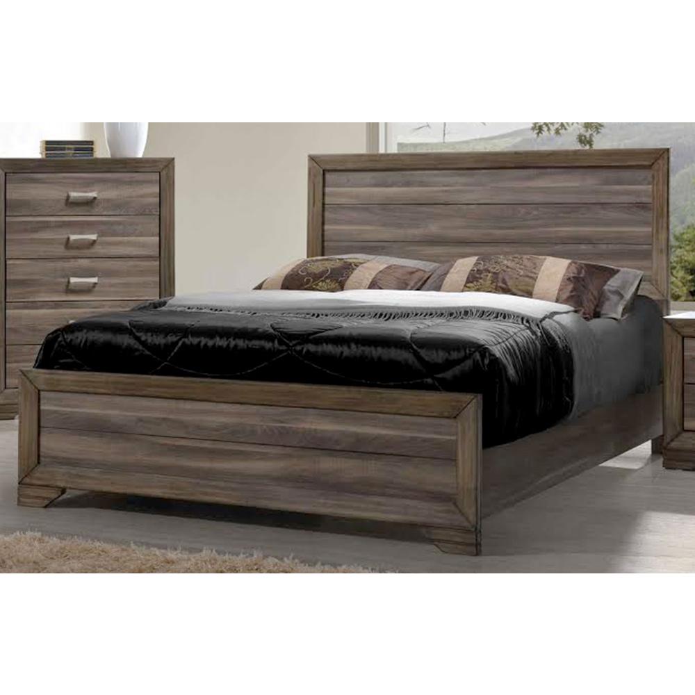 Asheville Driftwood King Bed. Picture 4