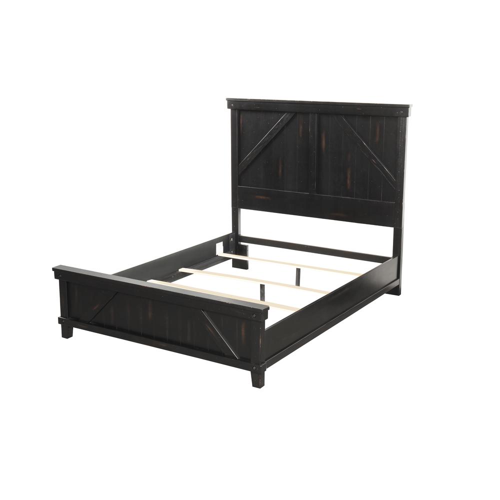 Spruce Creek Black King Bed. Picture 6