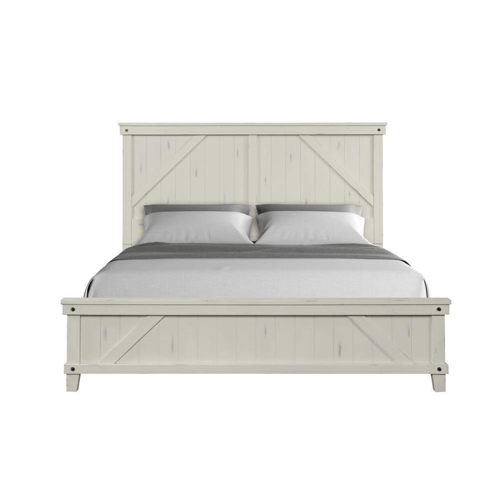 Spruce Creek White King Bed. Picture 4