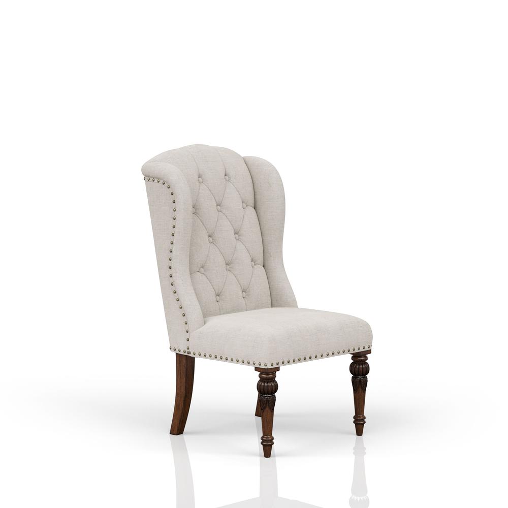 Coventry Traditional Uph Wing Chair. Picture 2