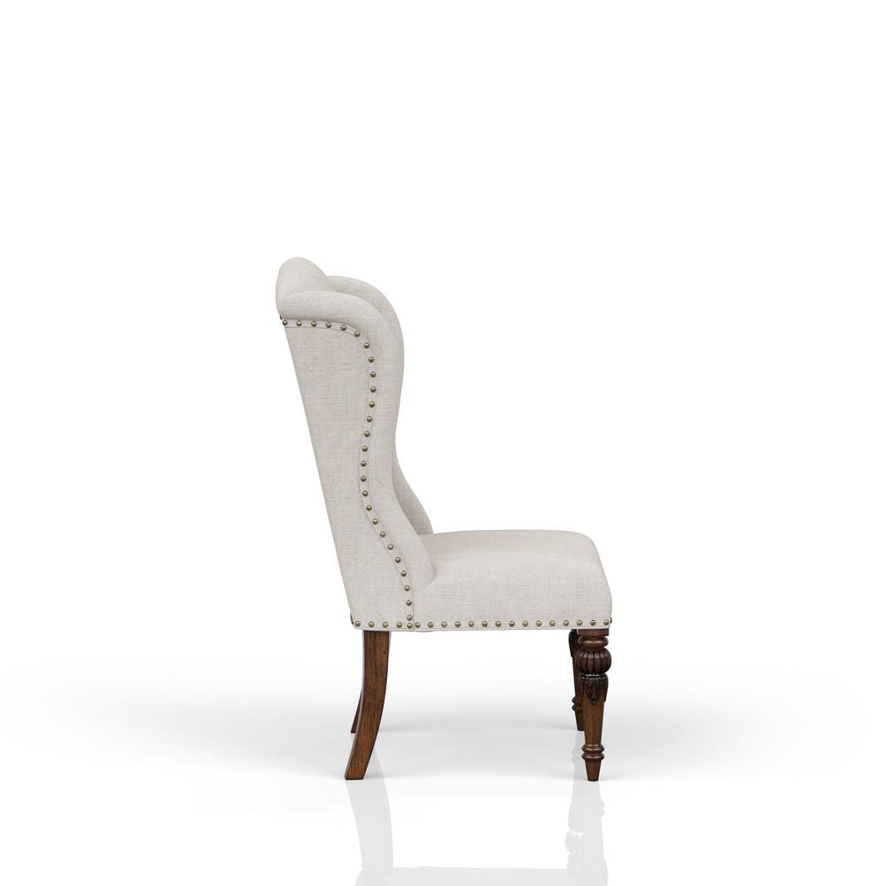 Coventry Traditional Uph Wing Chair. Picture 3