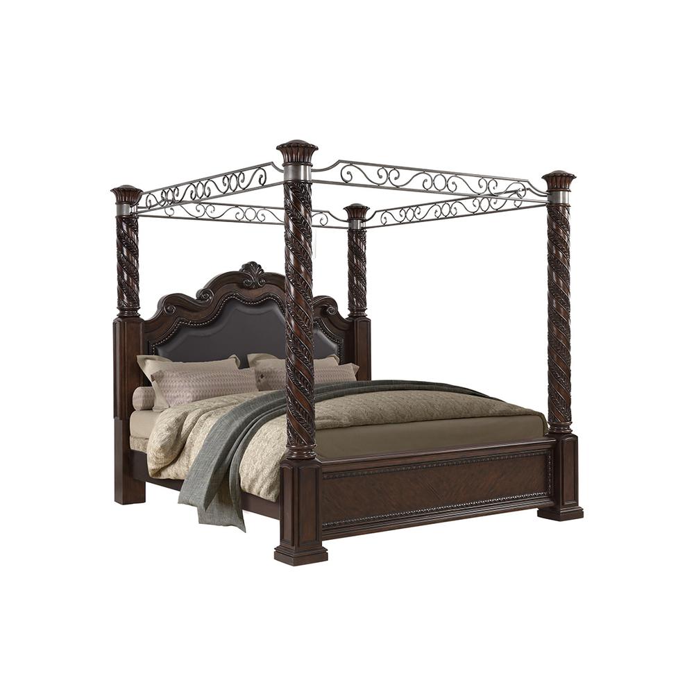 Coventry Queen Canopy Bed. Picture 1
