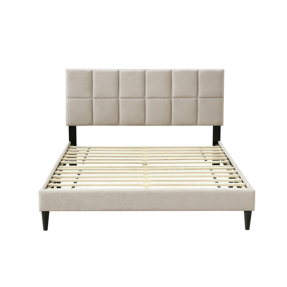 Evelyn Upholstered King Bed In A Box. Picture 6