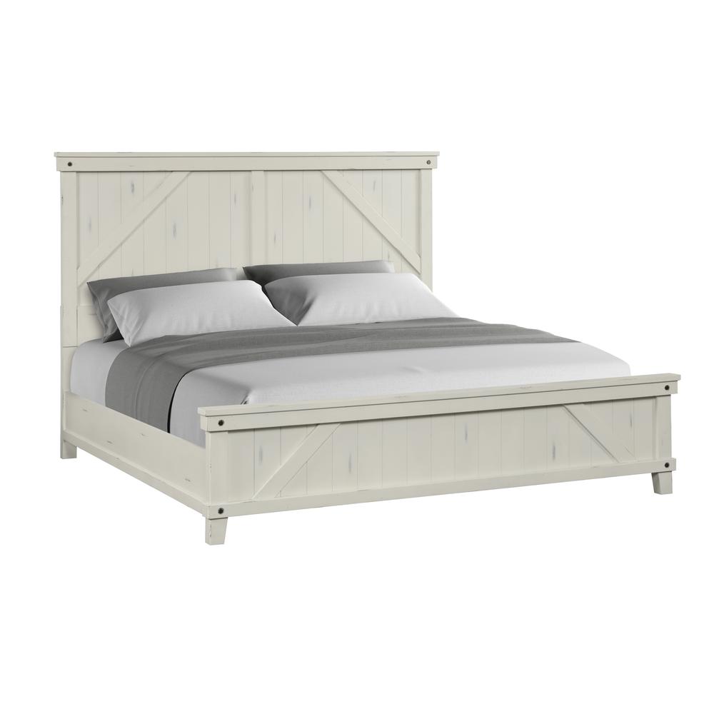 Spruce Creek White King Bed. Picture 6