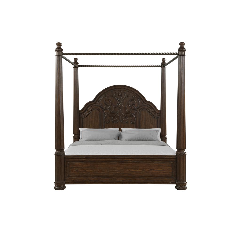 Tuscany Queen Canopy Bed. Picture 1