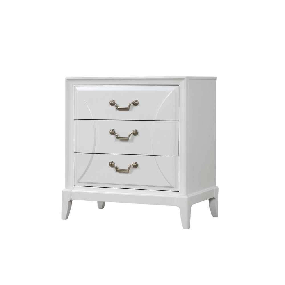 Renascence 3 Drawer Nightstand. Picture 1