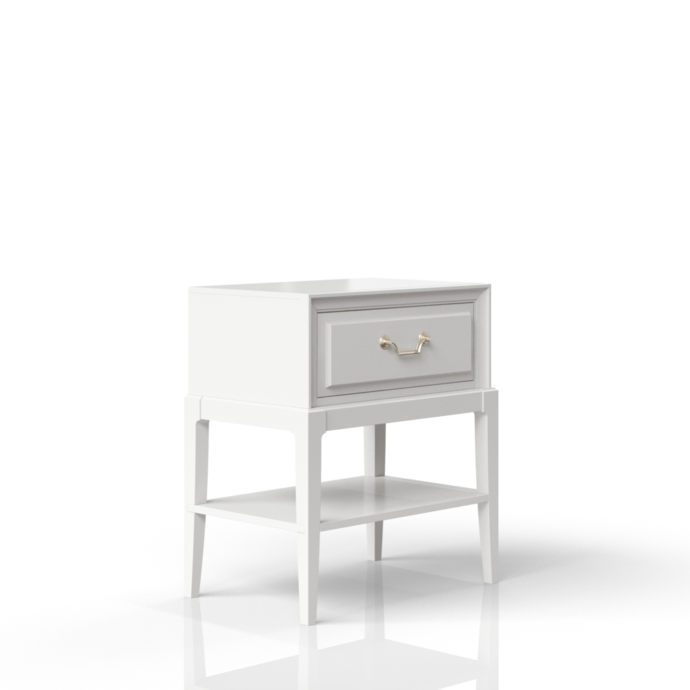 Renascence 1 Drawer Nightstand. Picture 1