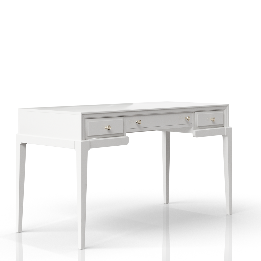 Renascence Writing Desk With Power Plug. Picture 1