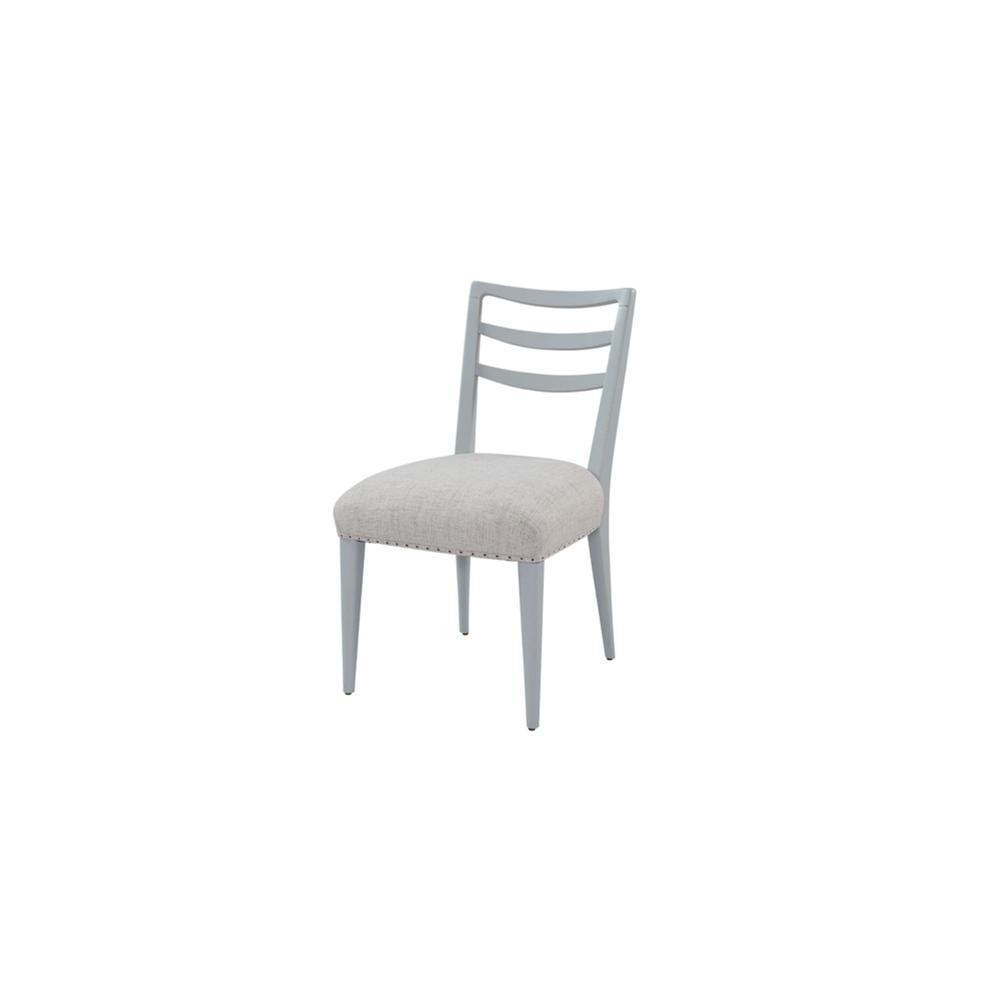 Citrus Heights Ladderback Dining Chair - Ocean Set of 2. Picture 3